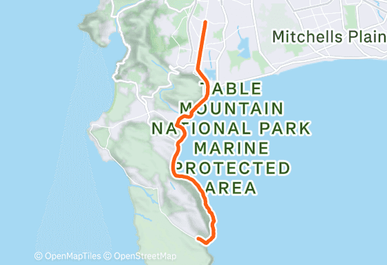 Block n Chisel to Cape Point Entrance